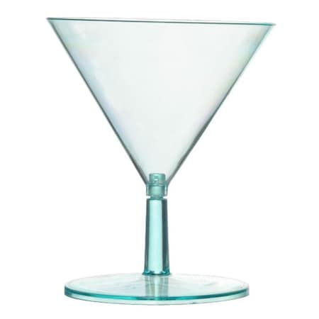 Green 2 Oz. Tiny Tinis Martini Glass 2 Piece